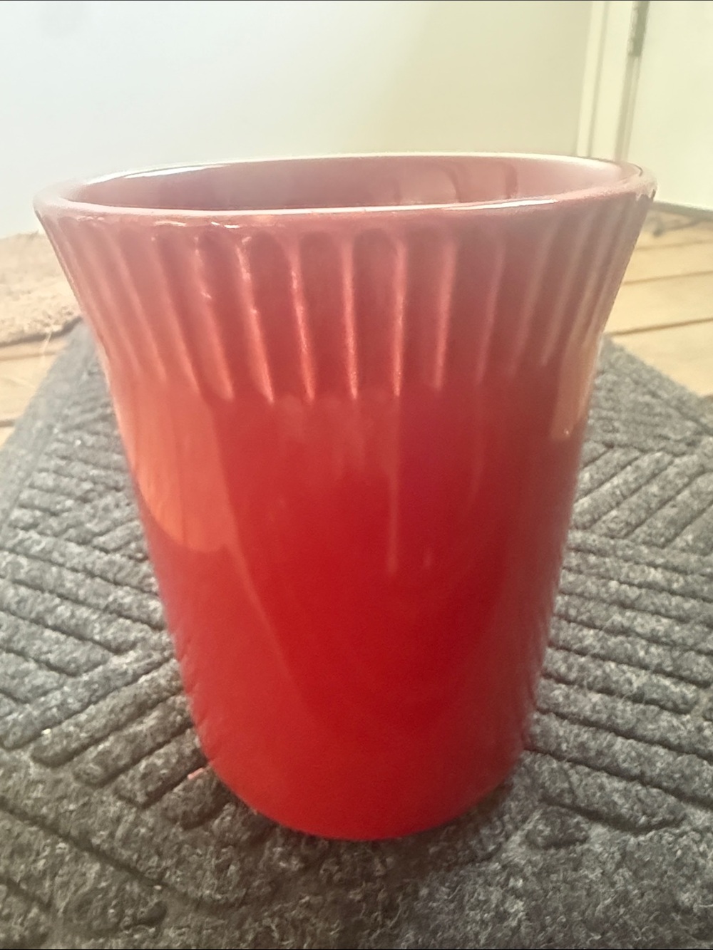 Pfaltzgraff Red Ceramic Utensil Crock